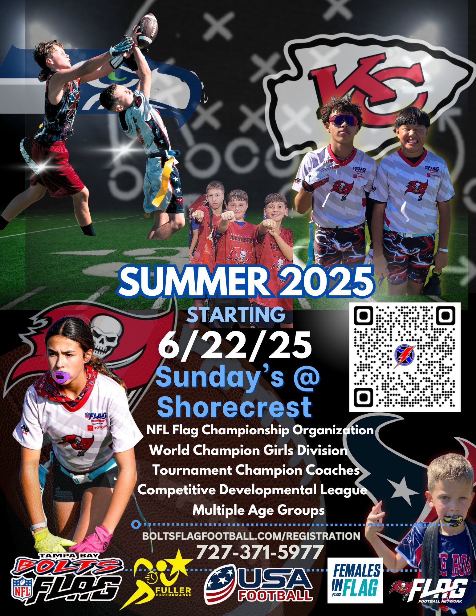 Blue and Black Modern Flag Football Event Flyer (1) Blue and Black Modern Flag Football Event Flyer (1)