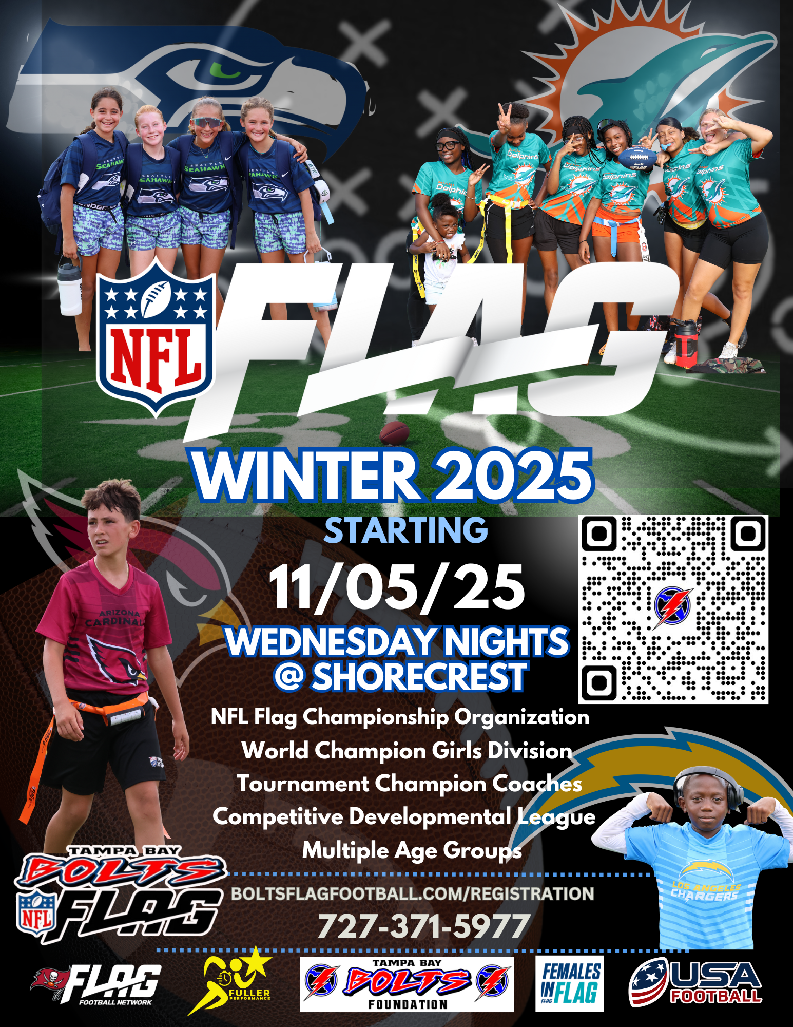 winter 2025 nfl flag flyer